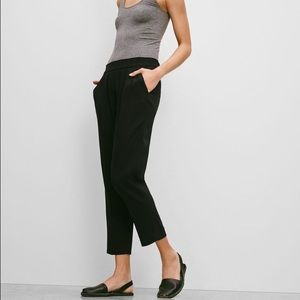 Aritzia Babaton Cohen Black Pleated Pant